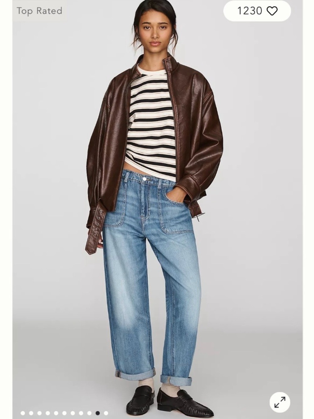 Pilcro XL Jenna Mid-Rise Relaxed Slouchy Jeans